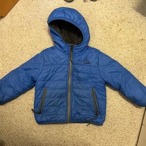 LL Bean 2T reversible puffer